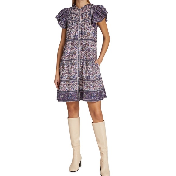 Sea Dresses & Skirts - Sea • Rosita Floral Tunic Dress in Purple NWT